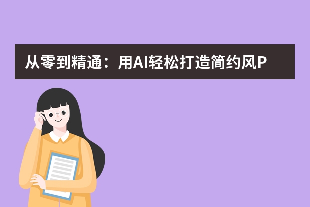 從零到精通：用AI輕松打造簡約風PPT的秘籍