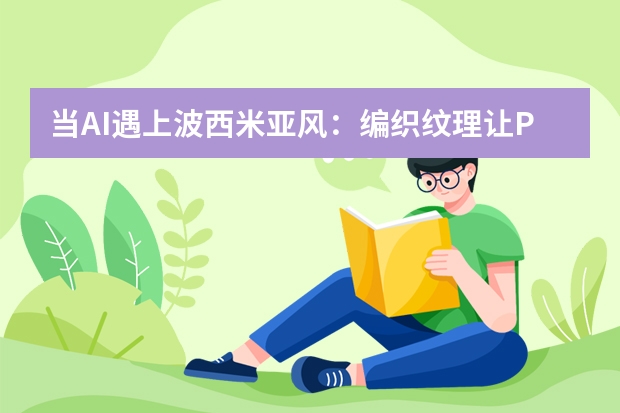 當AI遇上波西米亞風：編織紋理讓PPT自由感拉滿！