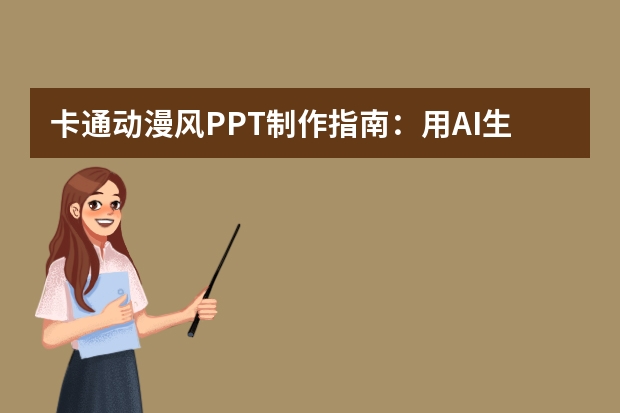 卡通動漫風(fēng)PPT制作指南：用AI生成動漫模板，讓PPT充滿童趣與故事性