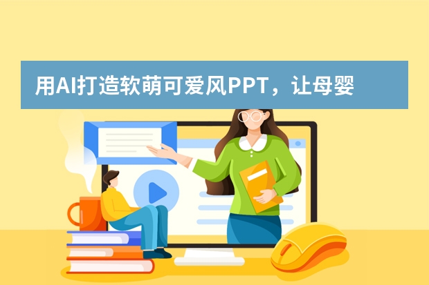 用AI打造軟萌可愛風PPT，讓母嬰產(chǎn)品宣傳超吸睛